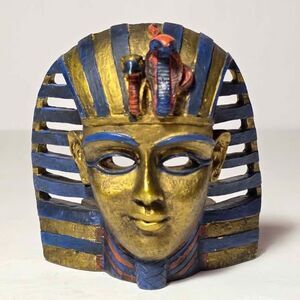 King Tut Mask Votive Candle Holder 1997 Vintage